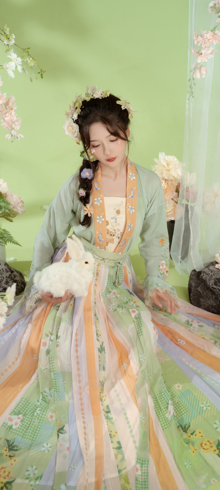 可爱汉服美女手机壁纸